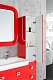 Водолей Мебель для ванной "Астрид 120" красная, 5 ящиков – фотография-18